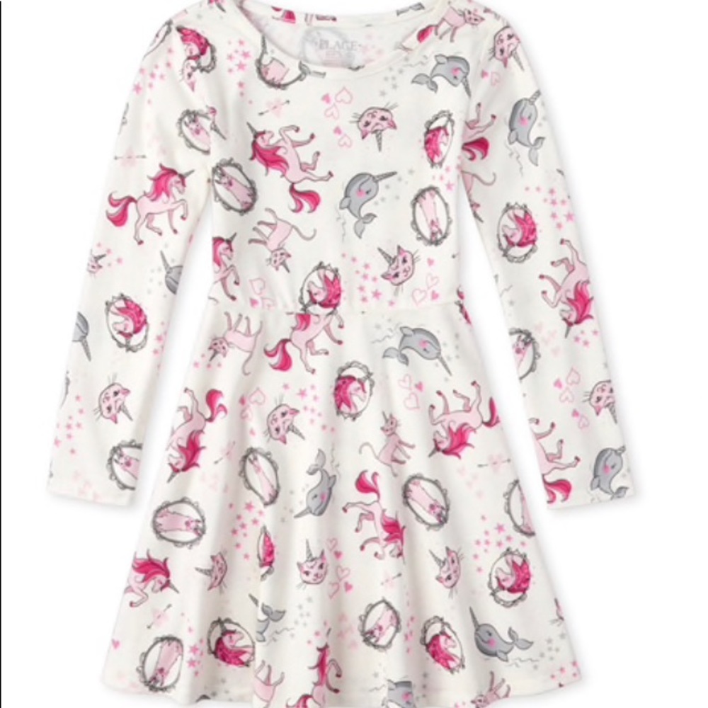 Skater unicorn dress
